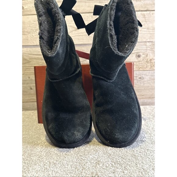 KOOLABURRA By UGG Andrah 1108611 YOUTH Women’s Boots Size 1 Fleece Lined BLACK - Picture 8 of 11